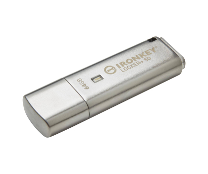 PenDrive Kingston 64GB IronKey Locker+ 50 AES USB w/256bit Encryption